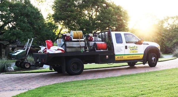 Emerald Lawns Lawn Care Truck