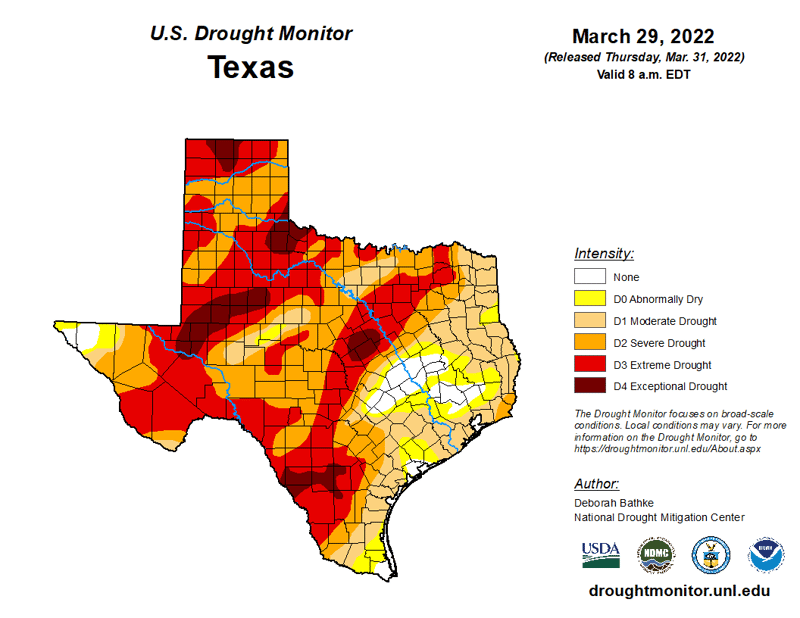 Texas Drought Monitor
