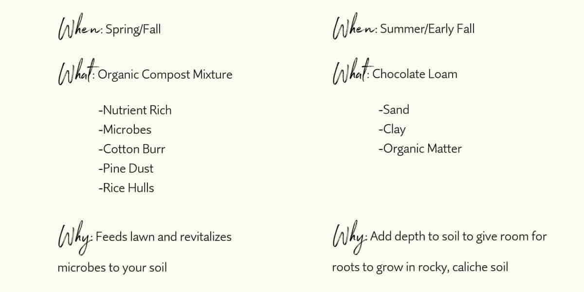 Topdressing for Lawn Improvement