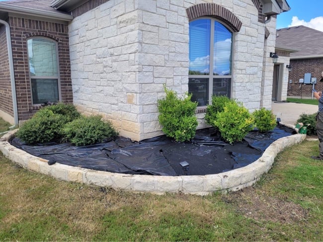 Weed Mat Landscaping