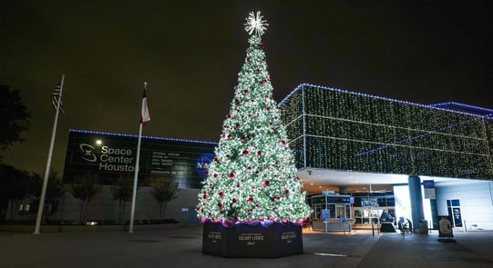 galaxy lights nasa space center houston