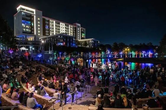 virtruvian holiday lights addison tx