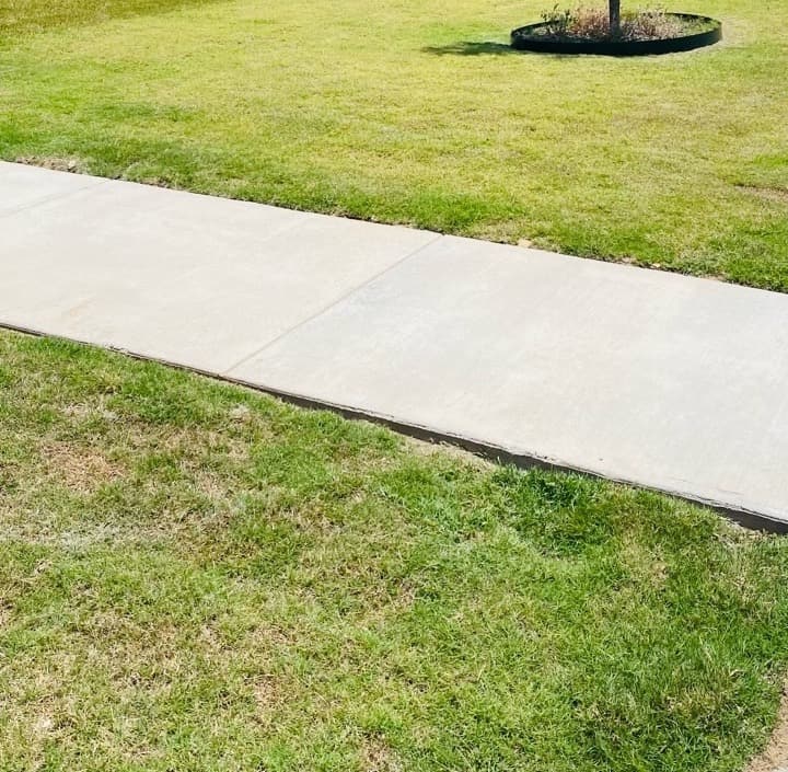 Lawn and Sidewalk