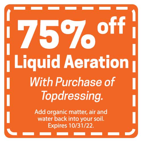 Liquid Aeration Lawn Care with Topdressing Coupon