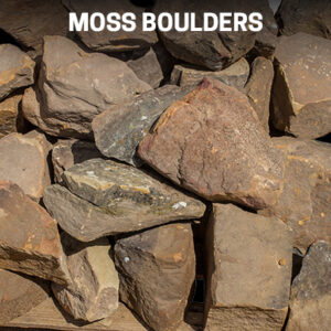 Moss Boulders for Xeriscaping