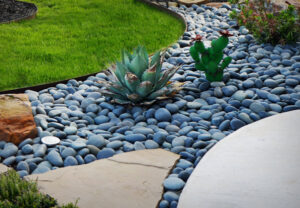 Rock Bed Landscaping