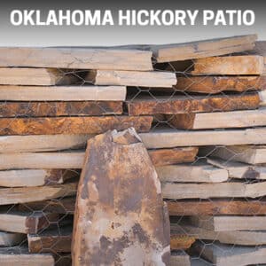 Oklahoma Hickory Patio for Xeriscaping and Hardscaping